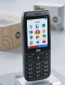 Jio F10 2.4" Dual SIM Feature Phone with Back Cover - Brown.