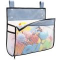Greater Capacity Bath Toy Organizer,Large Opening, Bottom Zipper. 