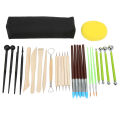 Polymer Clay Tools, Clay Art Creation Pottery Tools 28 Pcs for Clay Pottery Sculpture for Craft Projects.