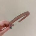 Plastic Translucent Colorful Hair Hoop Fashion Simple Head Band Non-slip Tooth Hair Bands For Women All-match Hair Accessories. 