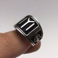 Ottoman Signature Kayı IYI Sterling Silver Ring. 