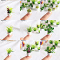 12 Style 1:12 Dollhouse Mini Plant Pot Eco-friendly Resin Home Decor Accessoires Mystic.