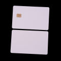New 5 Pcs White Contact Sle4428 Chip Smart IC Blank PVC Card With SLE4442 Chip Blank Smart Card Contact IC Card Safety.