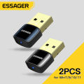 Essager USB Bluetooth 5.0 Adapter Dongle for PC Laptop Speaker Wireless Mouse Earphone Music AUX Audio Receiver Transmitter.