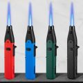 Honest Metal Torch Gas Lighters Windproof Lighter Cigar Butane Jet Portable Lighter Outdoor Kitchen Blue Flame. 