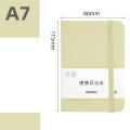 96 sheets Mini portable notebook Smooth Writing Multiple Colors A7 Small notebook for notes High beauty small notebook for Office/School/Home Student Hand ledger.