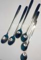 6 Pcs Of Long Handle Spoon Set/Steel Long Pickle Tea Spoon. 