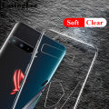 2PCS for Asus Rog 3 case Soft Transparent Full Protection clear Phone Cover Asus Rog3.