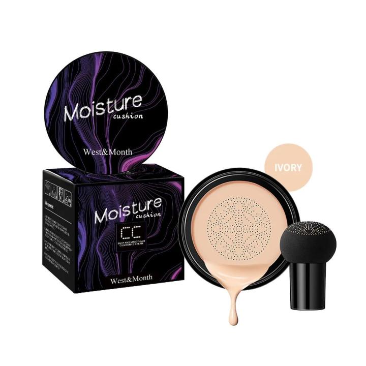 Abandon 3 Colors Mushroom Head Air Cushion BB Cream Matte Full Coverage Acne Dark Circles Foundation Natural Moisturizing CC Cream
