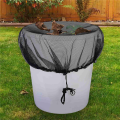 4 Piece Rain Barrel Cover Fit for Rain Barrels,Water Collection Buckets Cover Tank Harvesting Tool Protector Netting. 