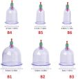 ABS Glass Hijama Loose Cup - Size B2, For Clinical 5pcs. 