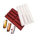 8 Holes Long Strip Finger Biscuit Silicone Mold 8 Holes Oven Cake Bakeware Mould. 