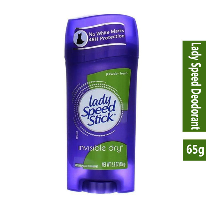 Lady Speed ​​Stick Invisible Dry Powder Fresh Antiperspirant Deodorant,65g