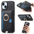 2 in 1 Detachable Magnetic Wallet Phone Case with Card Holder Ring Stand For iPhone 16 Pro Max 15 14 Plus 13 12 11 XR XS X 7 8.