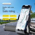 360° Rotatable Phone Holder for Motorcycle and ATV Scooter, Compatible with iPhone, Samsung 4" - 6.9", (Handlebar Version). 