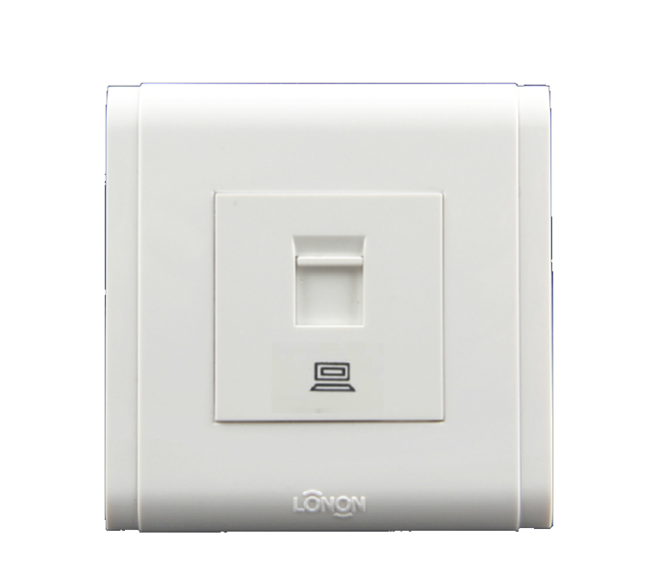 HONEYWELL LONON Series Data Internet CAT-6 White Socket Network Jack Plug Computer RJ45 Switch