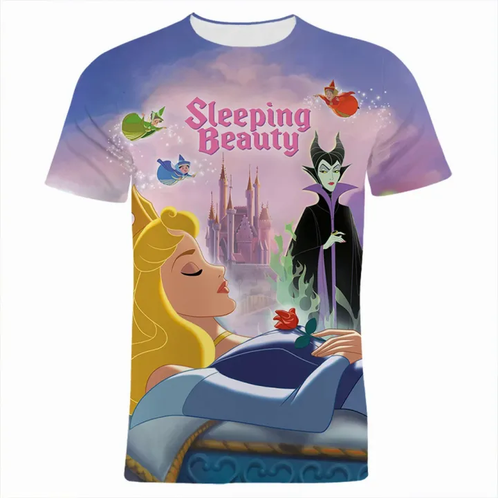 Disney%20T-Shirts%20Sleeping%20Beauty%20Cartoon%20Anime%20Maleficent%203D%20Print%20Streetwear%20Men%20Women%20Fashion%20Oversized%20T%20Shirt%20Kids%20Tees%20Tops%20-%20Image%202