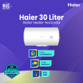 Haier 30 Litre Water Heater / Geyser- Horizontal with Official Warranty 🚚 Free Delivery  💳 0% EMI Available, Official Warranty by Haier with Free Delivery. 