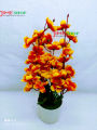 Artificial Cherry Blossom Flower In Plastic Vases --30Cm - Home Decoration Item - Home Decoration Item - artificial flower. 