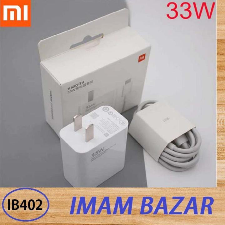 Adapter Redmi K20 Pro In Box Charger 33W Fast Charger Fast Charger