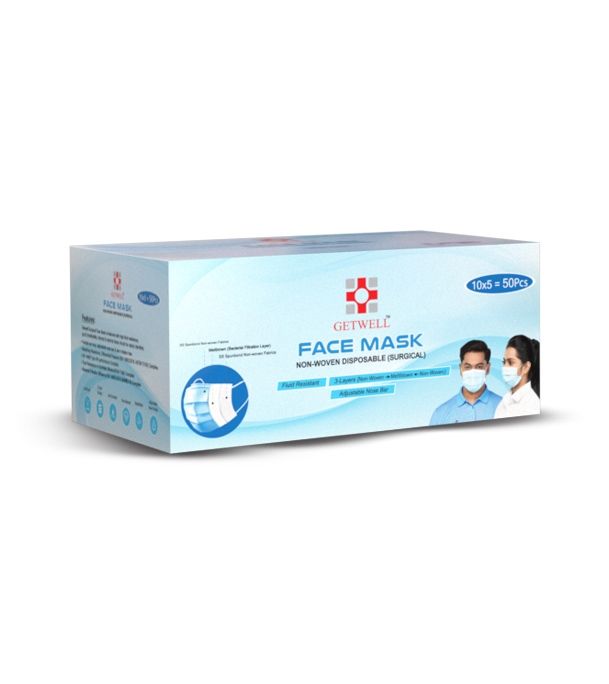 RFL GETWELL Face Mask (Non-Woven) 50Pcs 825101