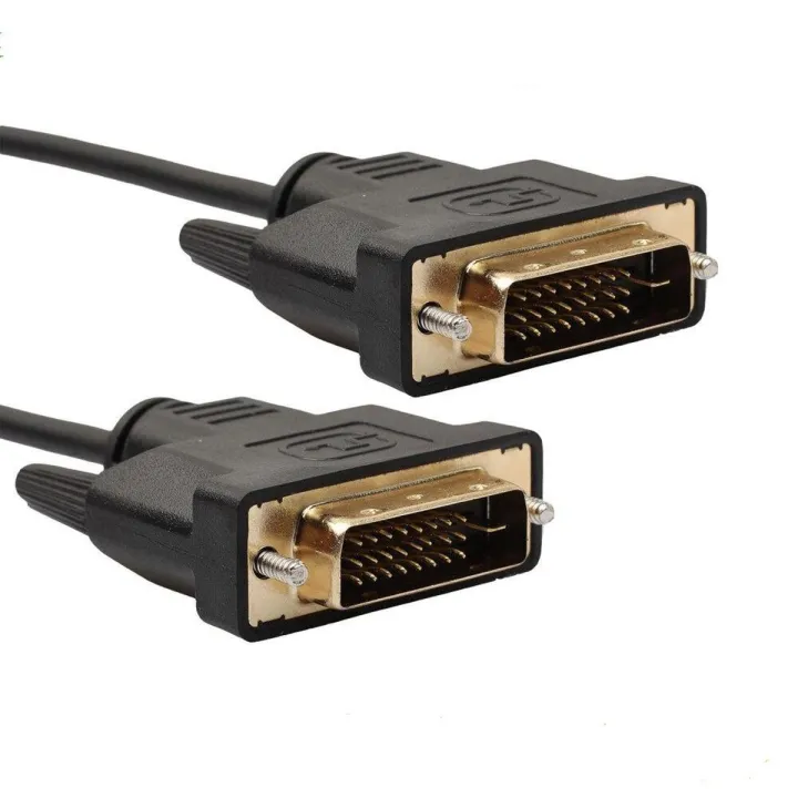 LCD Digital Monitor DVI D to TFT DVI-D Gold Mail 24 + 1 PIN Dual Link TV Cable