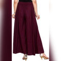 Easily Usable - Palazzo Best Qualityfull Good stitching For Women (Cotton Fabric) - Easy To maintain - Designed - Urban Vibes. 