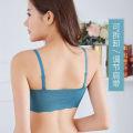 Girls' Korean Style Underwear Seamless Ultra-Thin Wireless Comfortable Bra Beautiful Vest Push up Sports Bra. 
