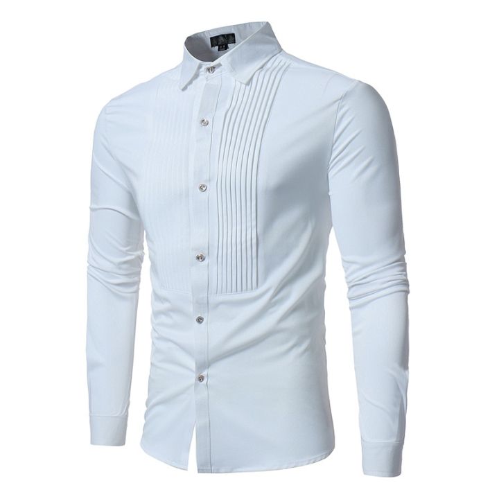Royal%20Blue%20Wedding%20Tuxedo%20Shirt%20Men%202023%20Brand%20Fashion%20Slim%20Fit%20Long%20Sleeve%20Mens%20Dress%20Shirts%20Business%20Casual%20Chemise%20Homme%20-%20Image%205