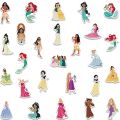 52PCS Disney Cartoon Cute Princess Stickers Aesthetic Decal Decoration Laptop Motorcycle Luggage Car Sticker for Girl Kid. 