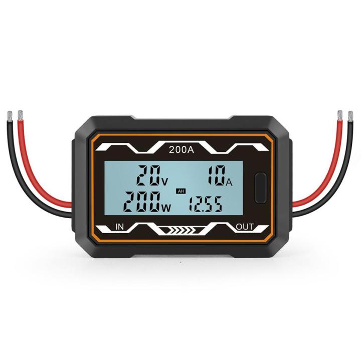 【Fashion】Meter 100A/200A Precision Watt Meter DC Power Meter Voltmeter