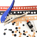 Punch Pliers Metal Punch Pliers 8mm Hole Card Punching Tool for Plastic Sheet Photo Paper PVC ABS Opener Nail Hole Plier.