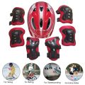 7Pcs/Set Roller Skating Kids Boy Girl Safety Helmet Knee Elbow Pad Sets Cycling Skate Bicycle Scooter Protection Safety Guard. 