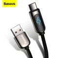Baseus Digital Display 40W 5A Fast Charging Type-C Cable - 1 Meter. 