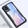 For Vivo V21 4g /5g  Mobile Cover Edge-Reinforced Shockproof Cushion Back Clear Hybrid Transparent Hard Cover Casing. 