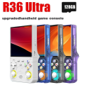 R36 Ultra Retro 4.0 Inch Screen Handheld Game Console 128GB Storage 20000+ Games Linux Portable Video Game Player 3D Joystick D.