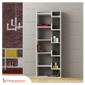 Simple Book Shelf  Showpiece Rack  BS - 80 (Black & White). 