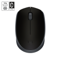 Logitech M171 Wireless Mouse, 2.4 GHz with USB Nano Receiver, Optical Tracking, 12-Months Battery Life, Ambidextrous, PC / Mac / Laptop. 