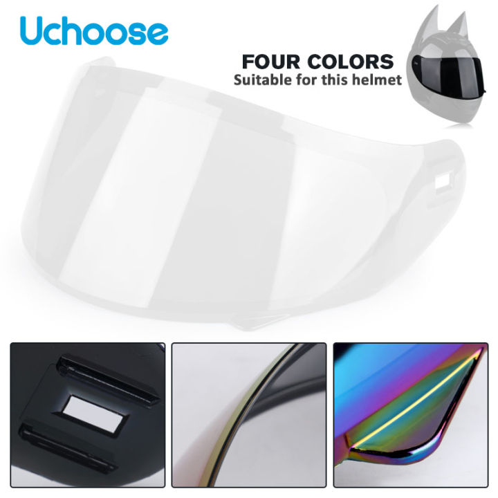 HNJ%20Cat%20Ear%20Motorcycle%20Helmet%20Lens%20Full%20Face%20Moto%20Helmet%20Visors%20Transparent%20Colorful%20Easy%20To%20Disassemble%20Install%20Multipurpose%20-%20Image%206