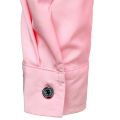 Pink Ruffle Ruche Frill Tuxedo Shirt Men Retro 70s Long Sleeve Button Down Pleats Shirt Mens Wedding Party Dinner Chemsie Homme. 