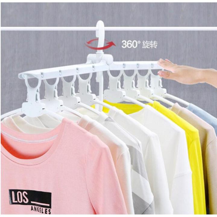 360 degree 8 In 1Multifunction Multi Layer Folding Clothes Hanger