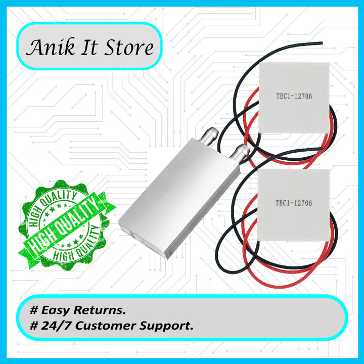 Thermoelectric Peltier Module With Aluminum Block. 2 Pcs Module+ 2A ...