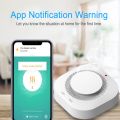 Tuya Smart Zigbee/Wifi Smoke Detector Smart Fire Fire Protection Home Security Alarm Sound Light Alarm APP Control. 