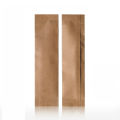 Small Kraft Paper Open Top Packaging Bags Tear Notch Coffee Powder Liquid Heat Sealable Aluminum Mylar Flat Pouches Lap Seal Bag. 