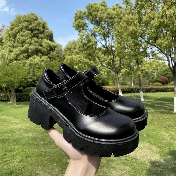 Women's%20Autumn%20Japanese%20Style%20Lolita%20Shoes%20Vintage%20Soft%20High%20Heel%20Platform%20Leather%20College%20Student%20Mary%20Jane%20Ladies%20White%20Black%20House%20Foocus%20-%20Image%206