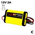 【Homesickneisi】 2023 12v 2a Car Motorcycle Battery Charger Led Display 220v Power Puls Device Wholesale Small Charge Repair Car Moto Battery Cha C0h2. 