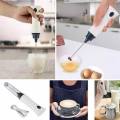 Handheld Coffee Mixer Frother Automatic Milk Beverage Foamer Cream Whisk Cooking Stirrer Egg Beater.