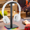 RGB Gaming Headphone Stand Headset Desk Display Holder LED Base/USB Pickup Light Headset Support Bracket.