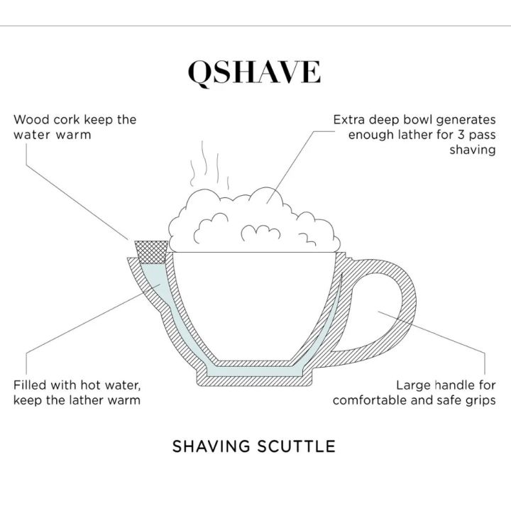 QSHAVE%20Razor%20Shaving%20Scuttle%20Mug%20Filled%20hot%20Water%20Keep%20Lather%20Always%20Warm%20It%20Large%20Size%20Bowl%20Handmade%20Pottery%20Cup%20Black%20White%20-%20Image%203