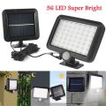 56LED Indoor Outdoor Solar Power Sensor Light.